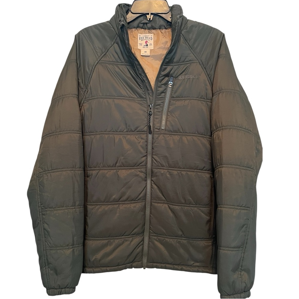 REDHEAD Men's Green Puffer Jacket